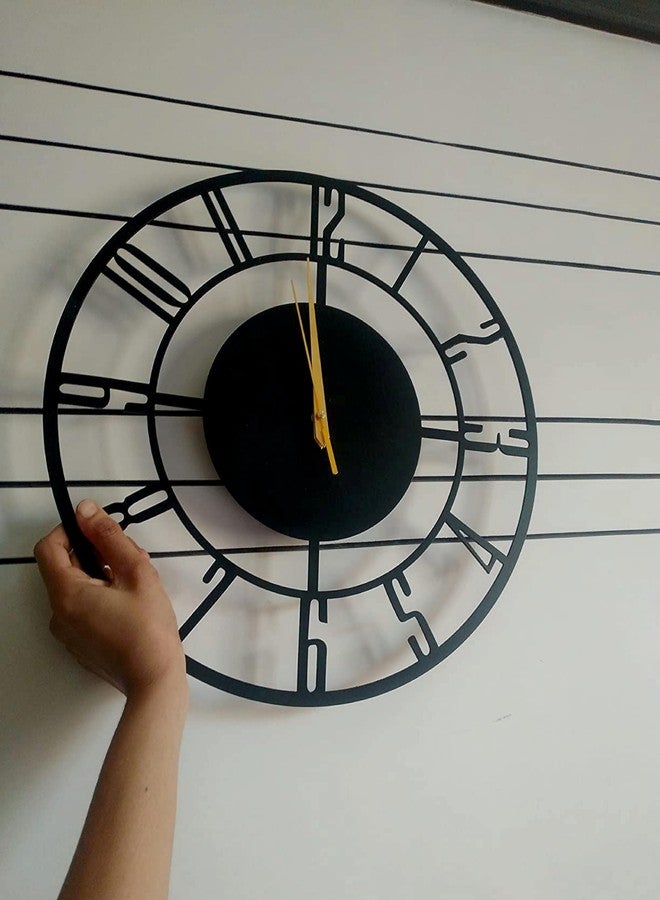 DREAMNILAYAM Silent Wall Clock for Living Room | Stylish Latest Big Size Decorative Wall Watch - Ideal Home Decor Items and Wall Decoration Items for Bedroom/Kitchen/Dining Hall/Office//Hotels - Image 3
